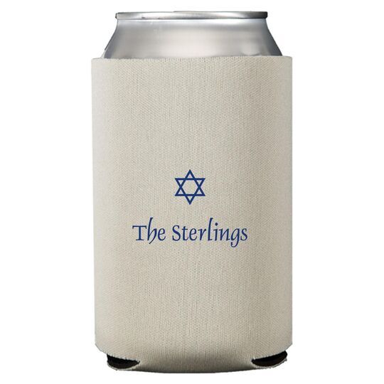 Little Star of David Collapsible Koozies